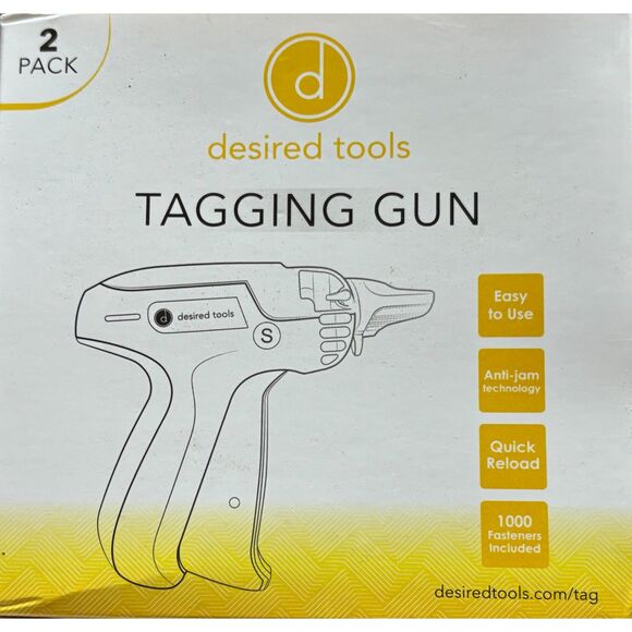 2 Pack Security/Price Tagging Gun & Tag Bundle Set - Picture 1 of 7